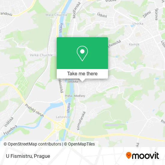 Карта U Fismistru