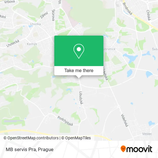 Карта MB servis Pra