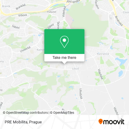 Карта PRE Mobilita