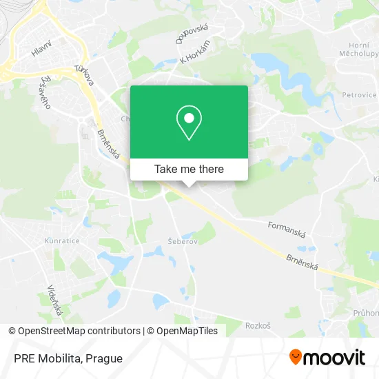 Карта PRE Mobilita