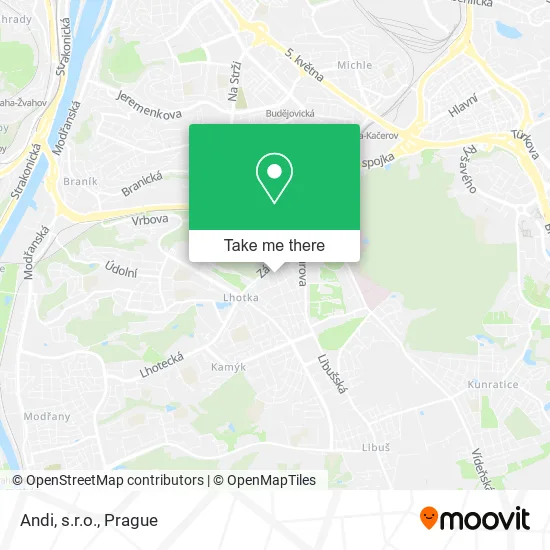 Карта Andi, s.r.o.