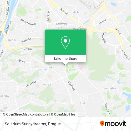 Solárium Sunnydreams map