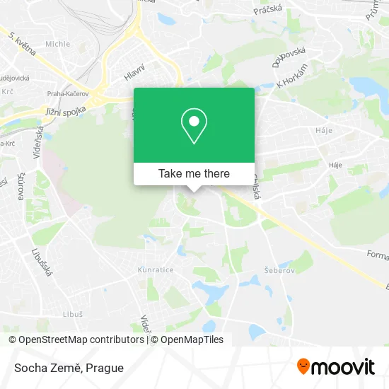 Карта Socha Země