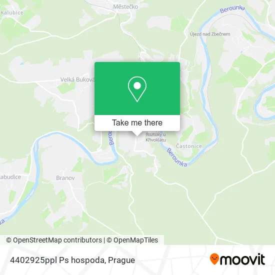 Карта 4402925ppl Ps hospoda