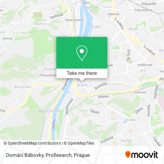 Domácí Bábovky, Profisearch map