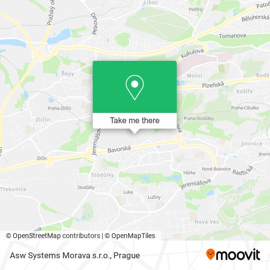 Asw Systems Morava s.r.o. map
