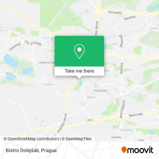 Карта Bistro Dolejšák