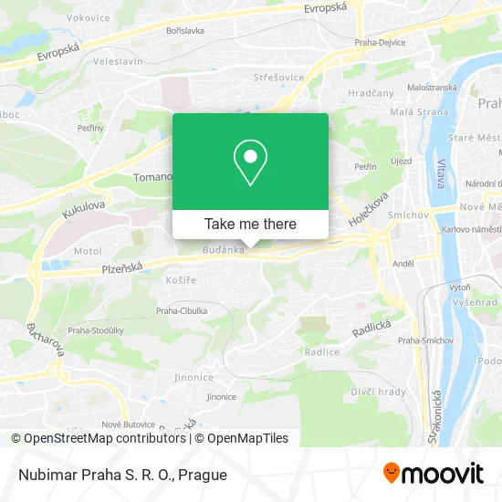 Карта Nubimar Praha S. R. O.