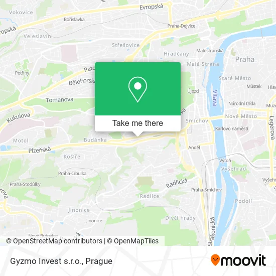 Карта Gyzmo Invest s.r.o.