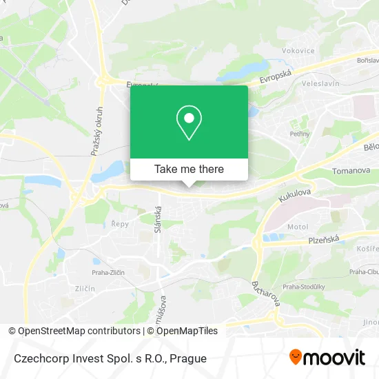 Карта Czechcorp Invest Spol. s R.O.