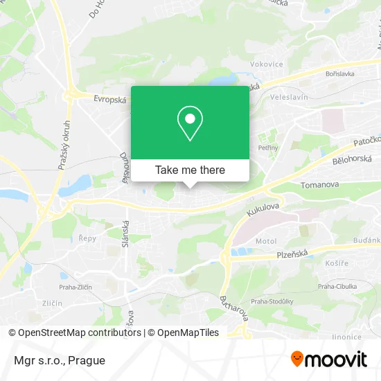 Карта Mgr s.r.o.