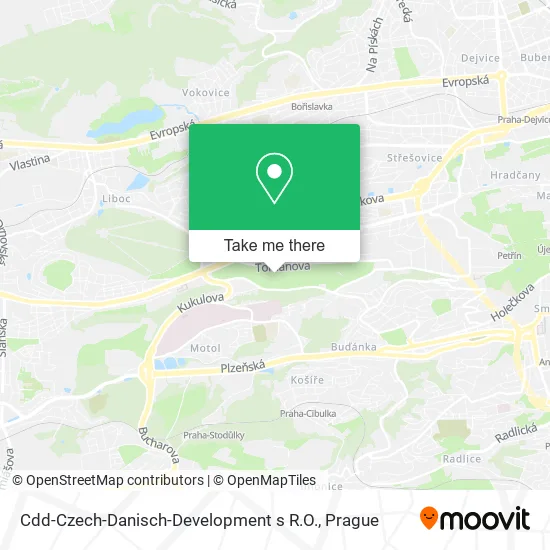 Карта Cdd-Czech-Danisch-Development s R.O.