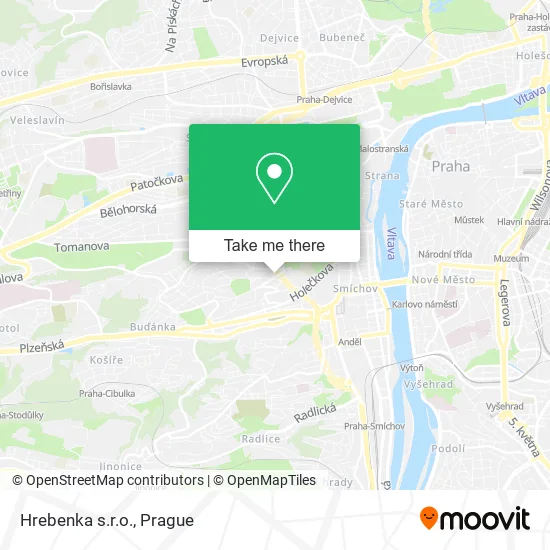 Карта Hrebenka s.r.o.