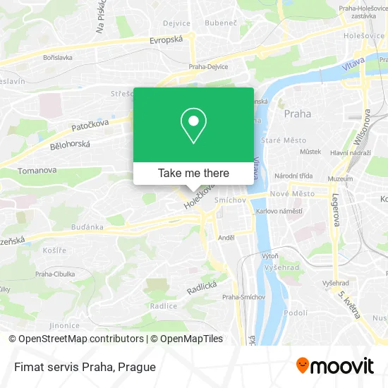 Карта Fimat servis Praha