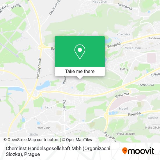 Cheminst Handelsgesellshaft Mbh (Organizacni Slozka) map