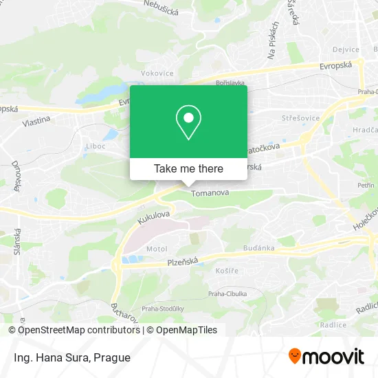 Карта Ing. Hana Sura