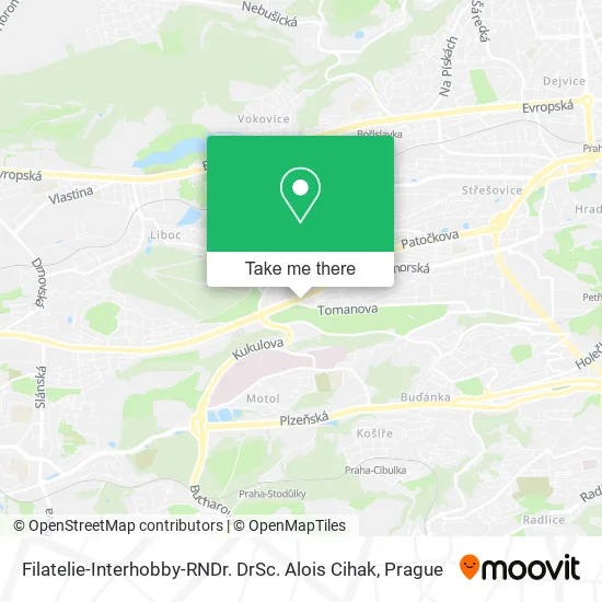 Карта Filatelie-Interhobby-RNDr. DrSc. Alois Cihak