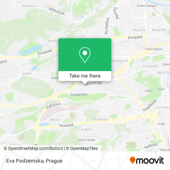 Карта Eva Podzemska