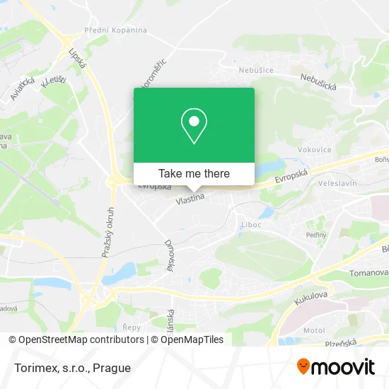 Карта Torimex, s.r.o.