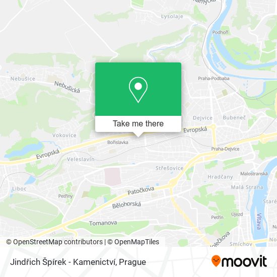 Jindřich Špírek - Kamenictví map