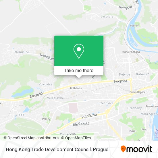Hong Kong Trade Development Council map
