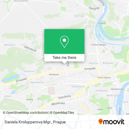 Daniela Krolupperova Mgr. map