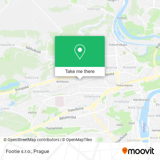 Карта Footie s.r.o.