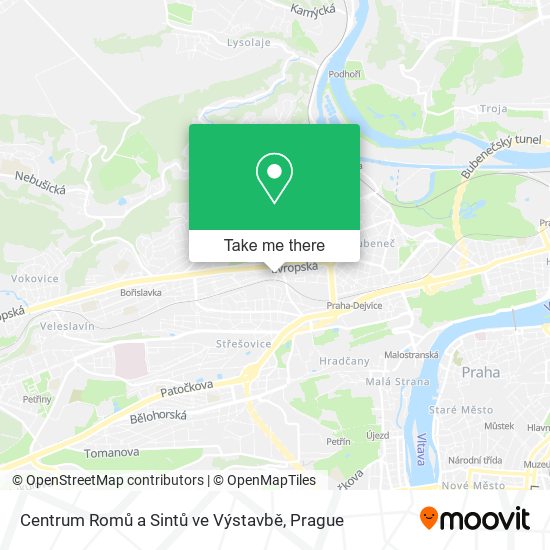 Centrum Romů a Sintů ve Výstavbě map
