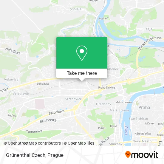 Карта Grünenthal Czech
