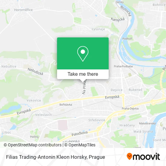 Карта Filias Trading-Antonin Kleon Horsky