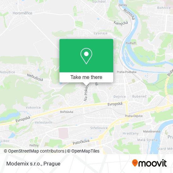 Modemix s.r.o. map