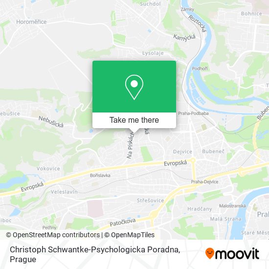Christoph Schwantke-Psychologicka Poradna map