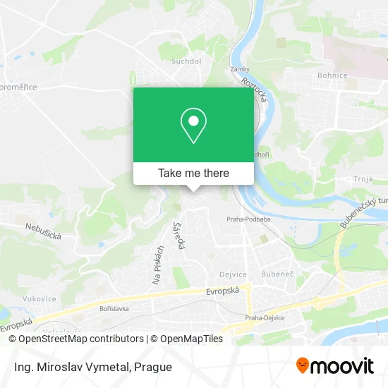 Карта Ing. Miroslav Vymetal
