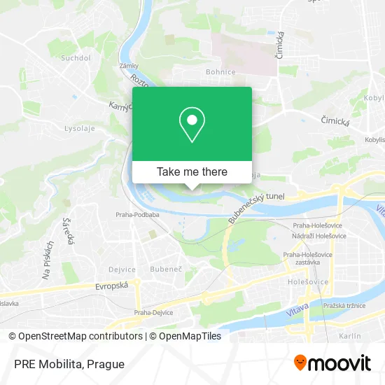 Карта PRE Mobilita