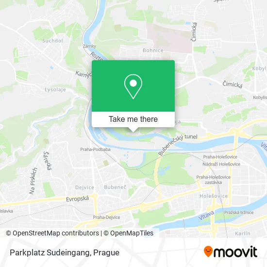 Parkplatz Sudeingang map