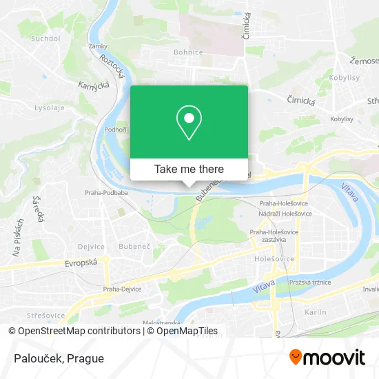 Карта Palouček