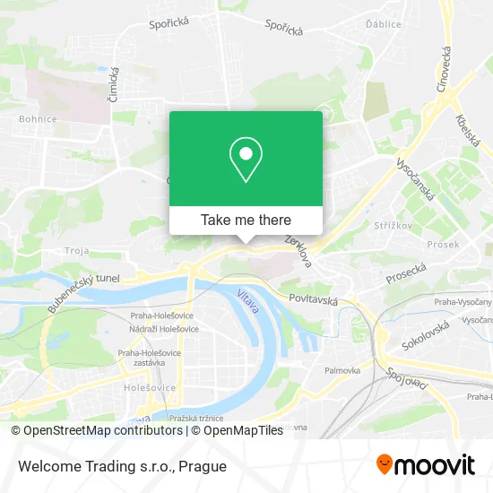 Карта Welcome Trading s.r.o.