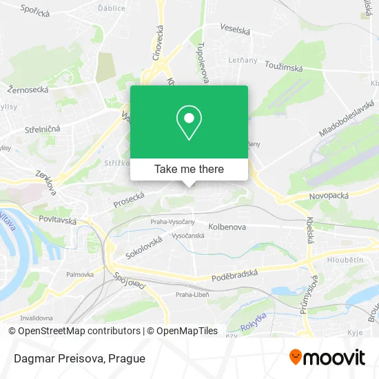 Карта Dagmar Preisova