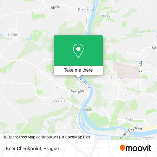 Карта Beer Checkpoint