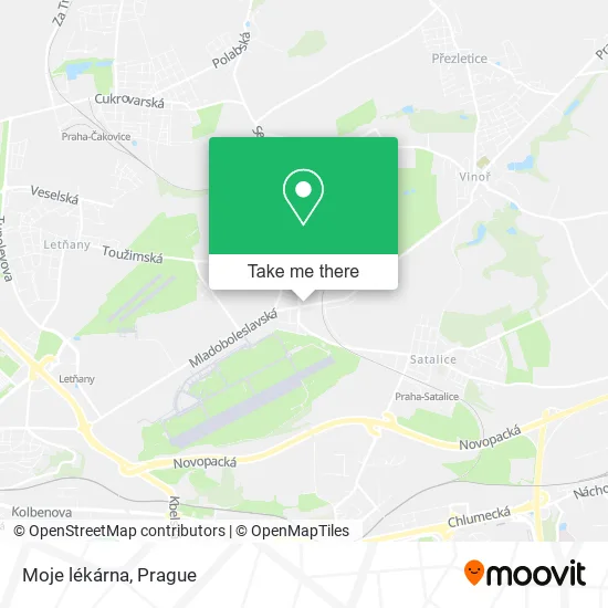 Карта Moje lékárna