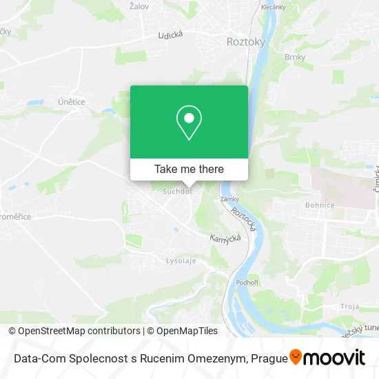 Карта Data-Com Spolecnost s Rucenim Omezenym
