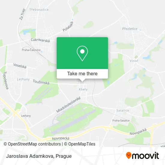 Карта Jaroslava Adamkova