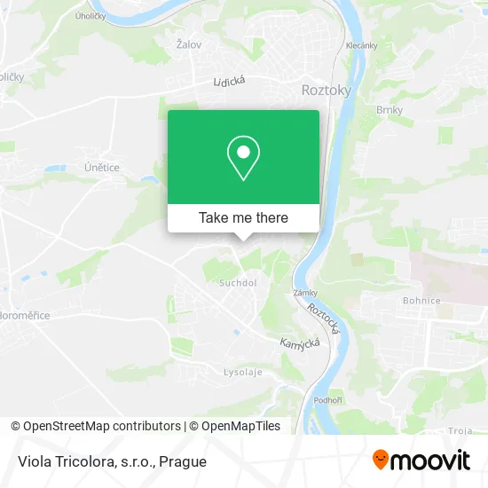 Карта Viola Tricolora, s.r.o.