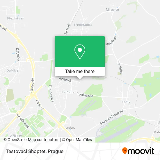 Карта Testovaci Shoptet