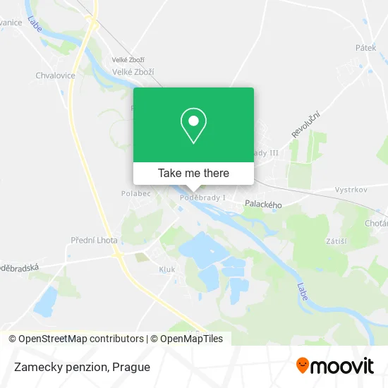 Карта Zamecky penzion
