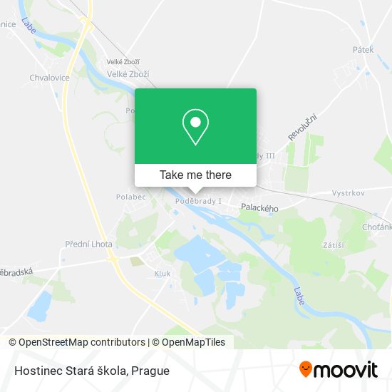 Hostinec Stará škola map