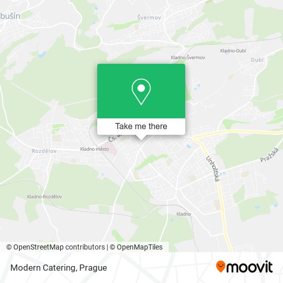 Modern Catering map