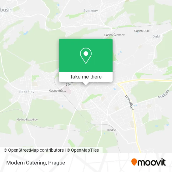 Карта Modern Catering