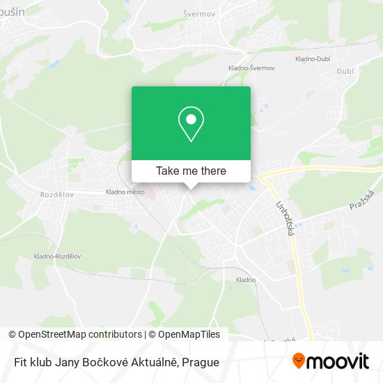 Fit klub Jany Bočkové Aktuálně map