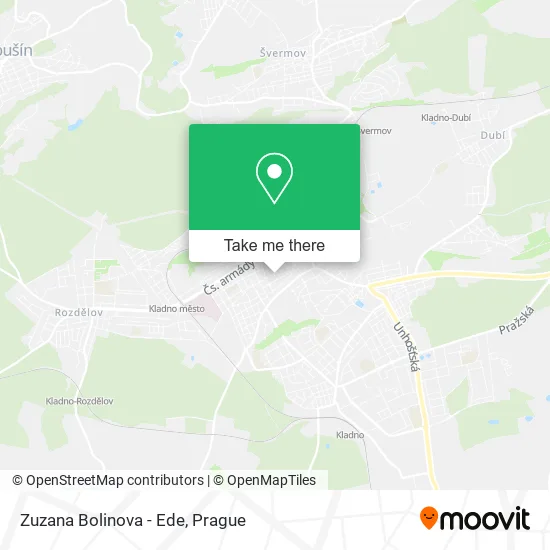 Карта Zuzana Bolinova - Ede